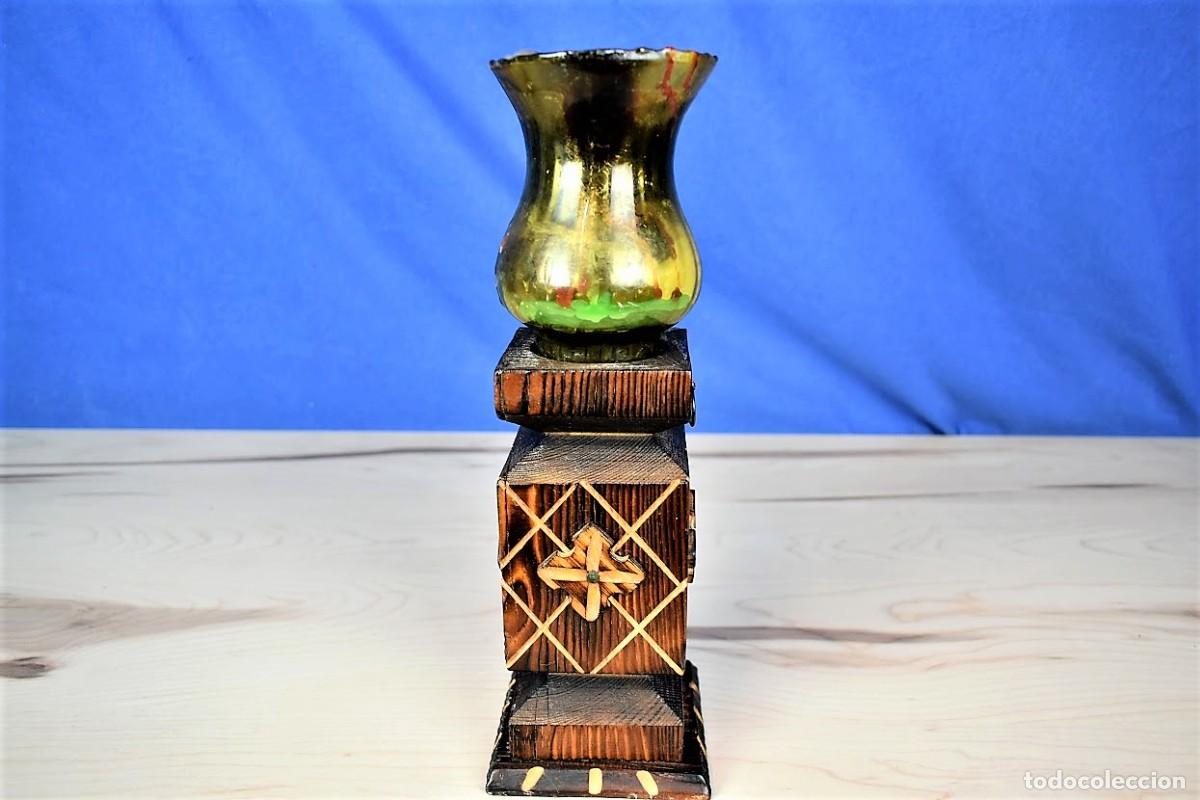 Antig&uuml;edades: Velon en madera con term&oacute;metro a&ntilde;os 60 - Foto 6