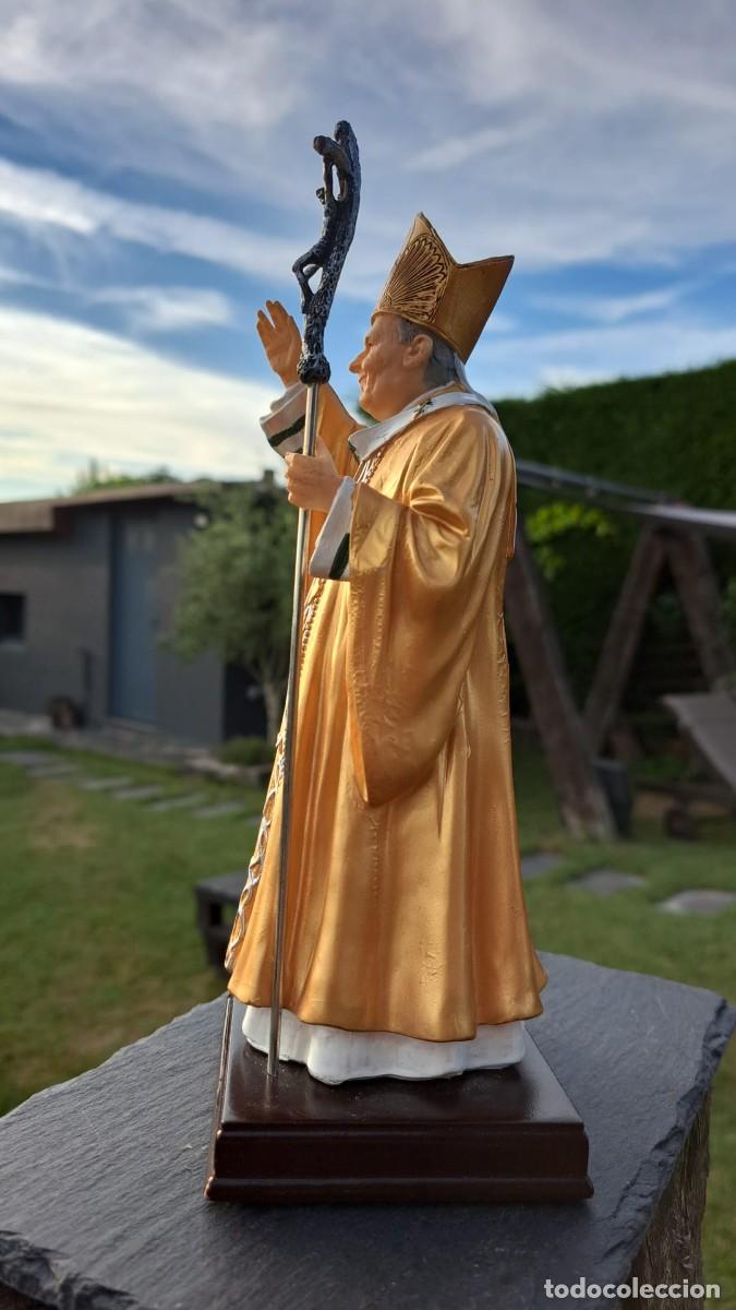 Antig&uuml;edades: Papa JUAN PABLO II en Resina - Foto 4