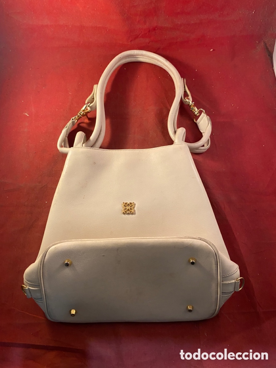 Antig&uuml;edades: Bolso blanco - Foto 1