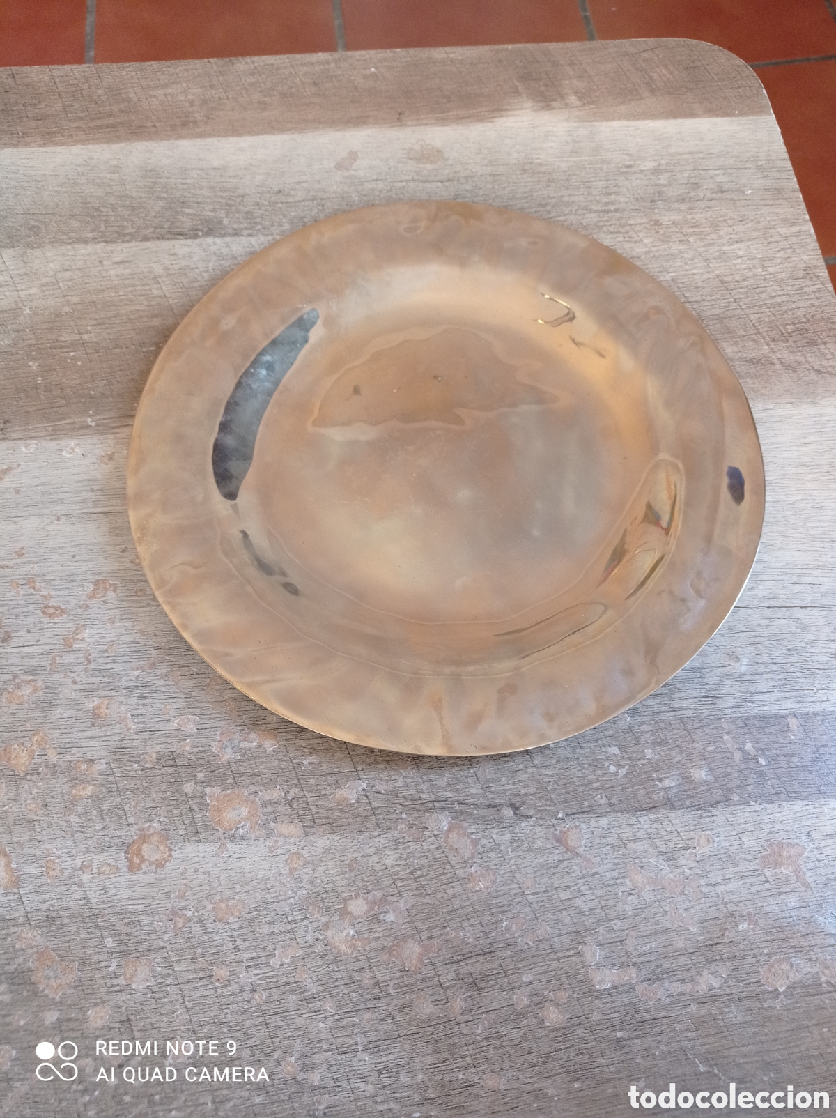 Antig&uuml;edades: Plato metalico - Foto 1