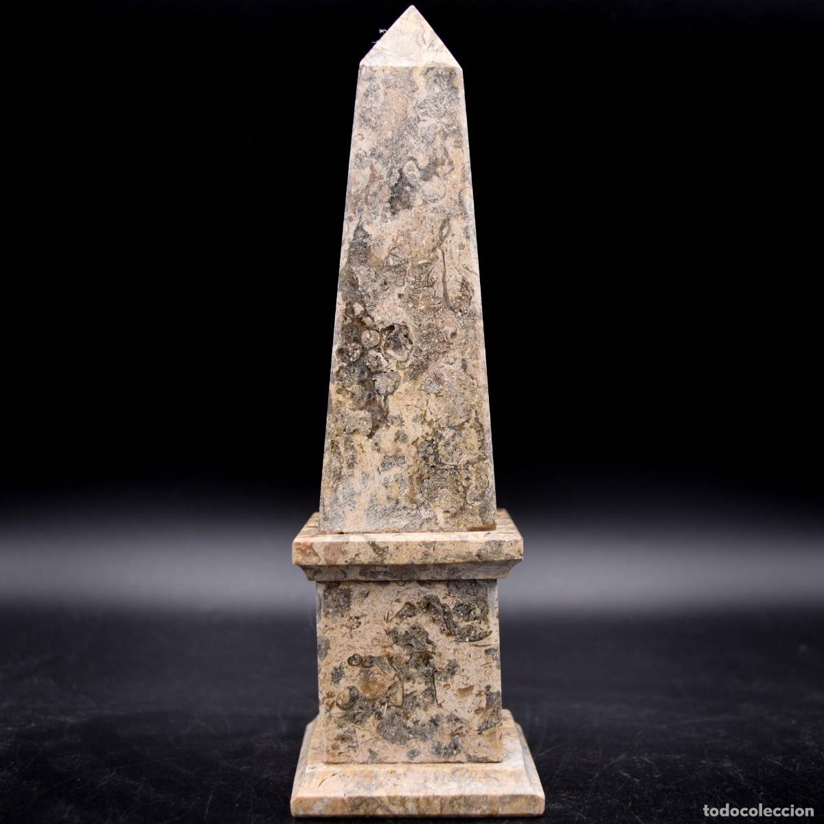 Antig&uuml;edades: Obelisco de m&aacute;rmol antiguo - Foto 4
