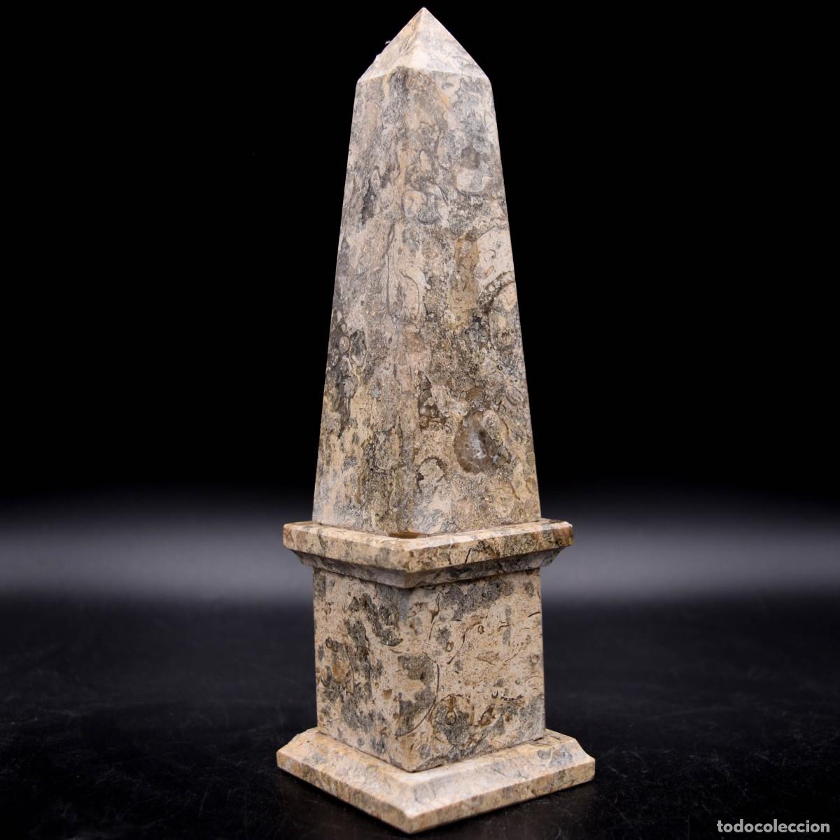 Antig&uuml;edades: Obelisco de m&aacute;rmol antiguo - Foto 5