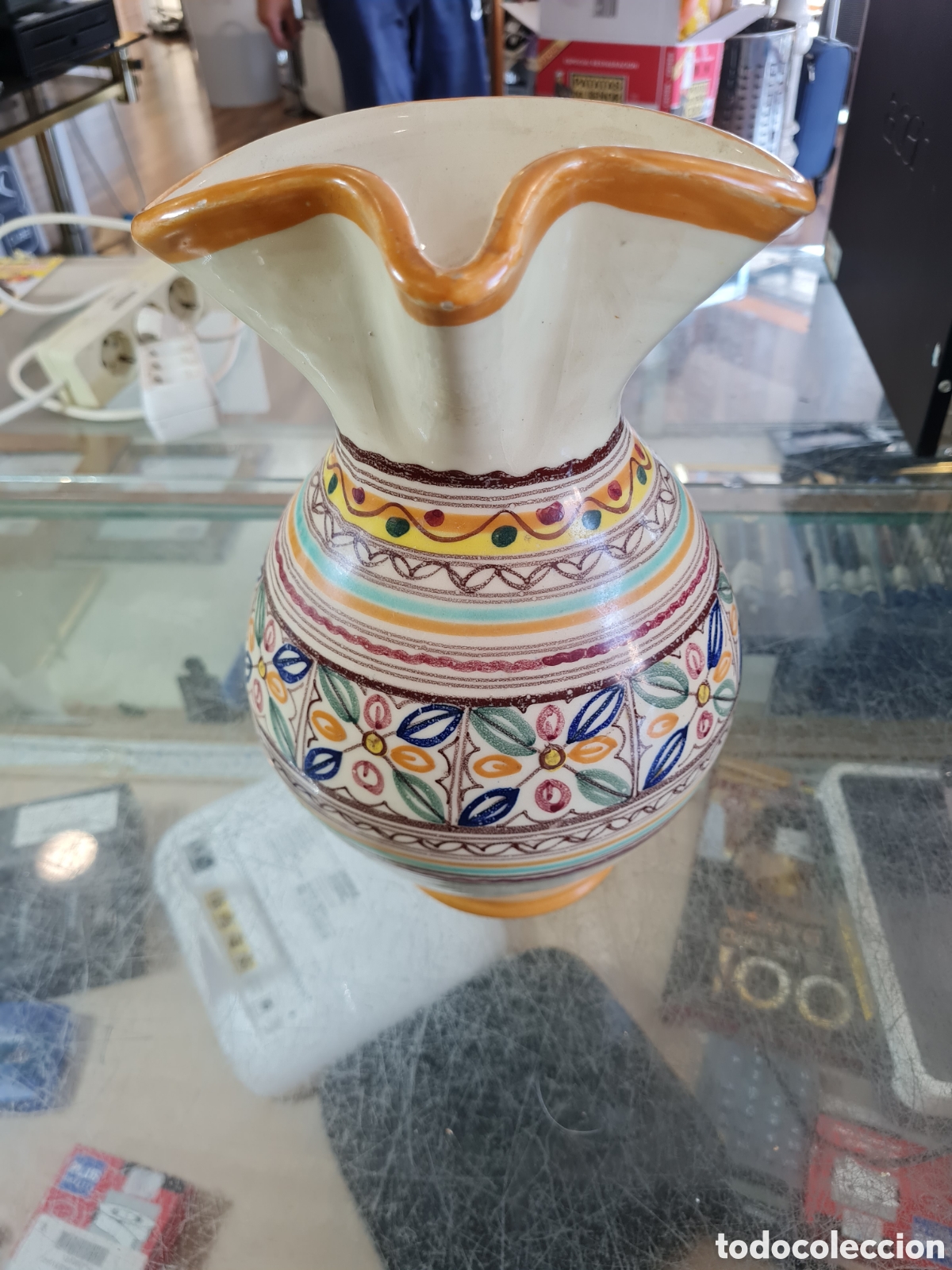 Antig&uuml;edades: Jarr&oacute;n de talavera - Foto 2
