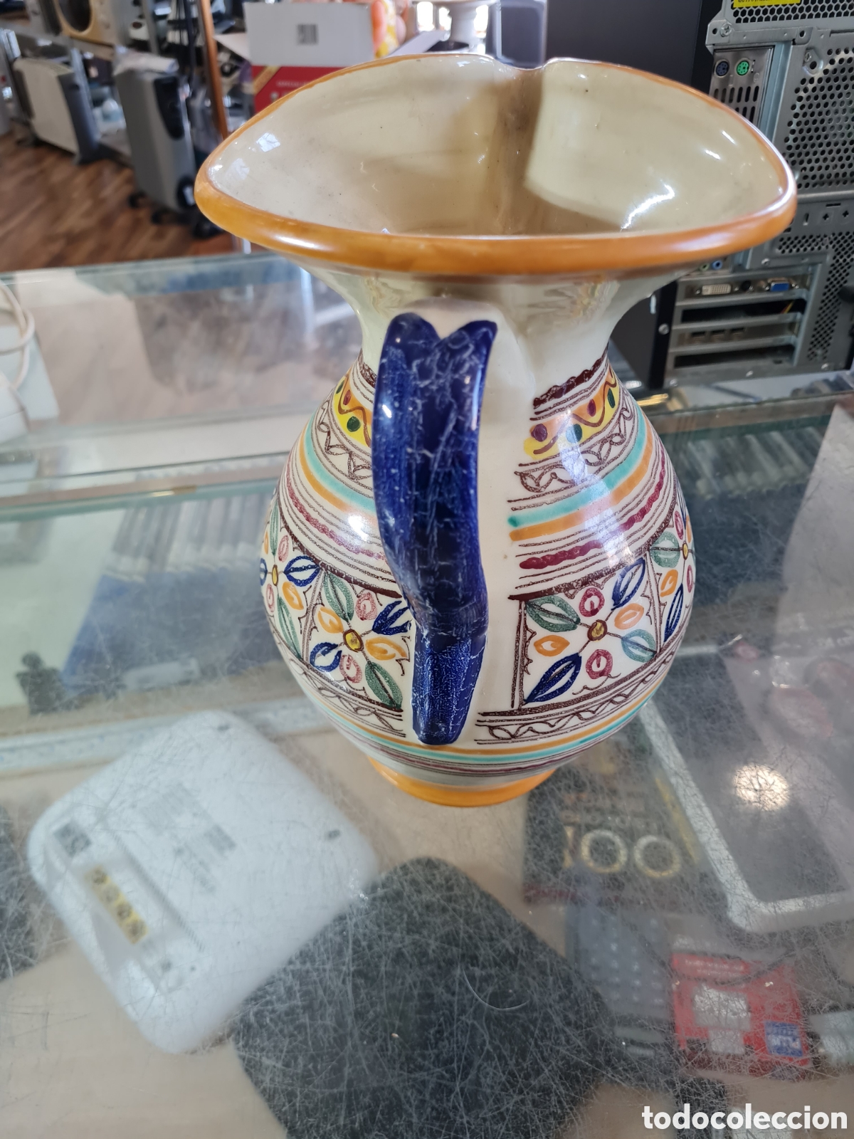 Antig&uuml;edades: Jarr&oacute;n de talavera - Foto 4