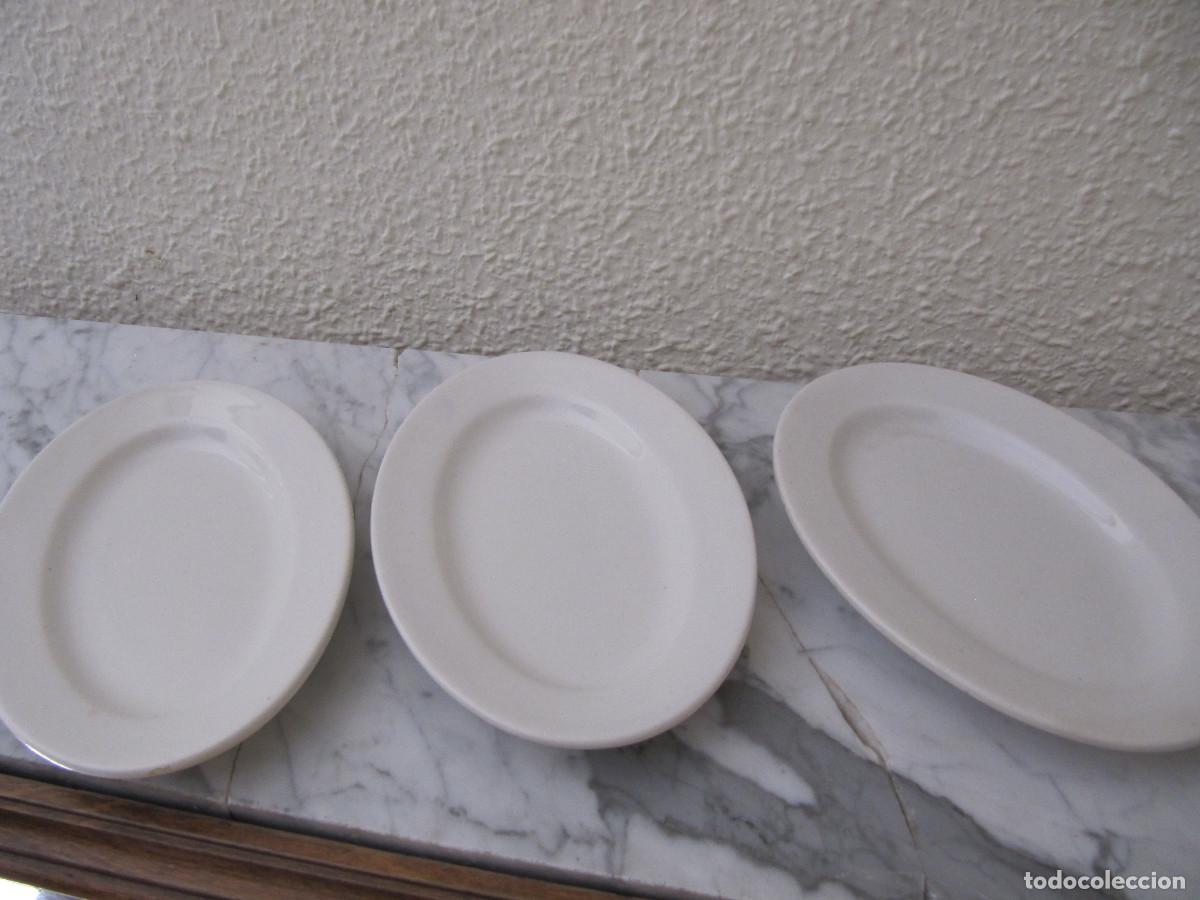 Antig&uuml;edades: LOTE 3 ANTIGUAS BANDEJITAS OVALADAS PARA APERITIVOS VILLEROY BOCH MADE IN SAAR BASIN