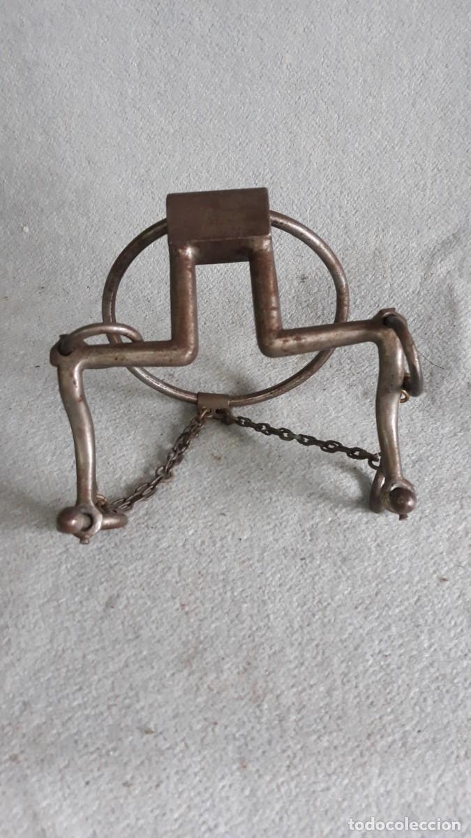 Antig&uuml;edades: Bocado de hierro para caballo,con barbada redonda - Foto 5