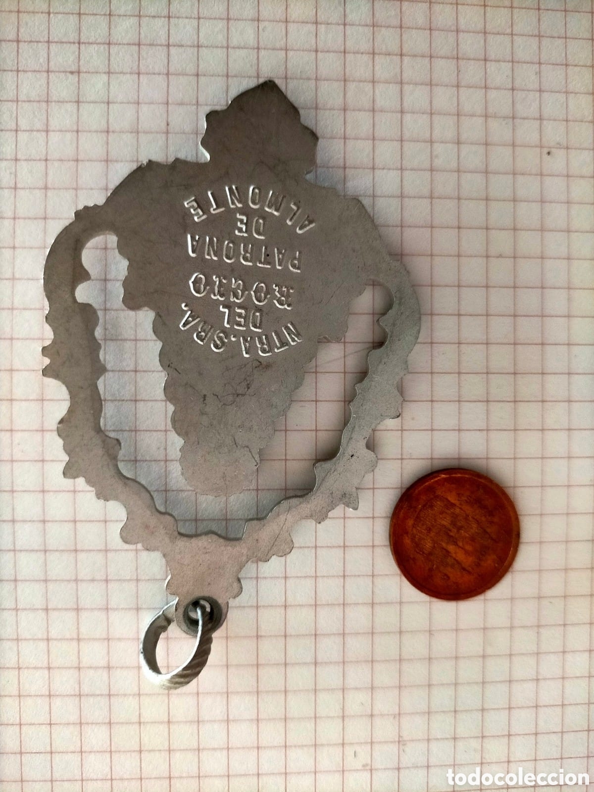 Antig&uuml;edades: MEDALLA NUESTRA SE&Ntilde;ORA DEL ROC&Iacute;O JJ - Foto 2