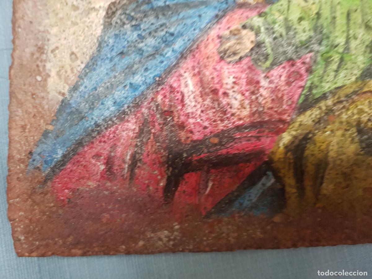 Antig&uuml;edades: VIRGEN PINTADA EN BARRO - Foto 6