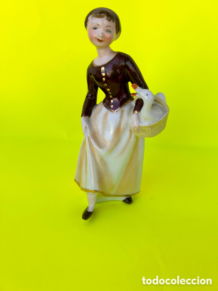 Oggetti Antichi: Figura de porcelana marca HISPANIA