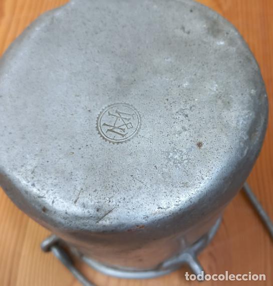 Antig&uuml;edades: ANTIGUA LECHERA DE ALUMINIO - Foto 3