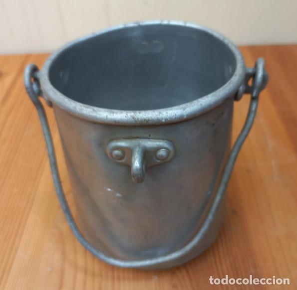 Antig&uuml;edades: ANTIGUA LECHERA DE ALUMINIO - Foto 1