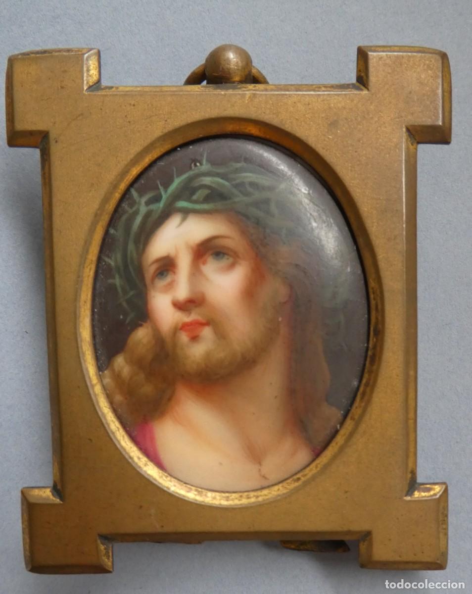 Antig&uuml;edades: ANTIGUO CRISTO ESMALTE - Foto 3