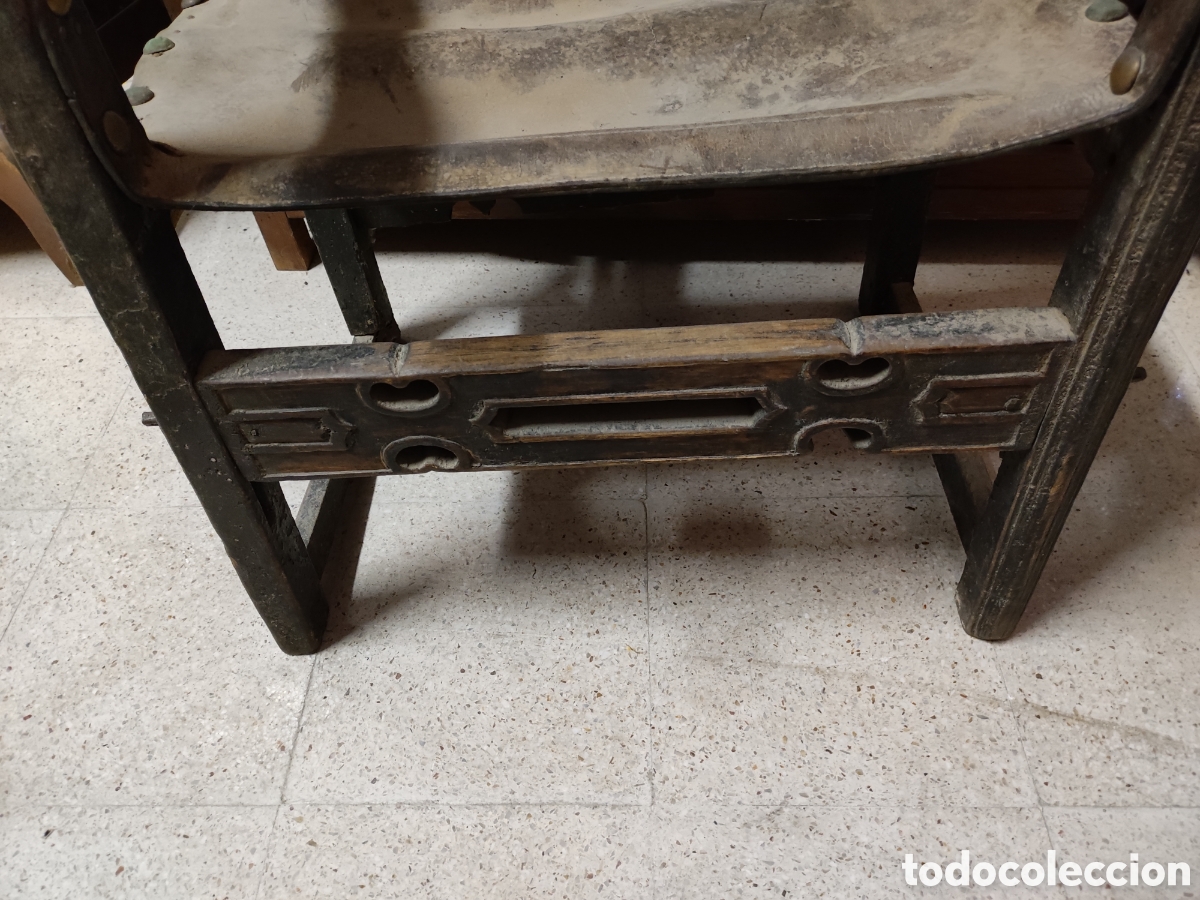 Antig&uuml;edades: Sill&oacute;n frailero - Foto 2