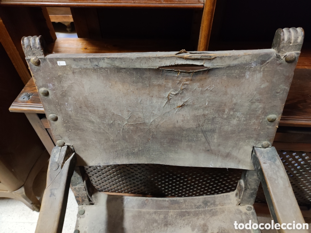 Antig&uuml;edades: Sill&oacute;n frailero - Foto 4