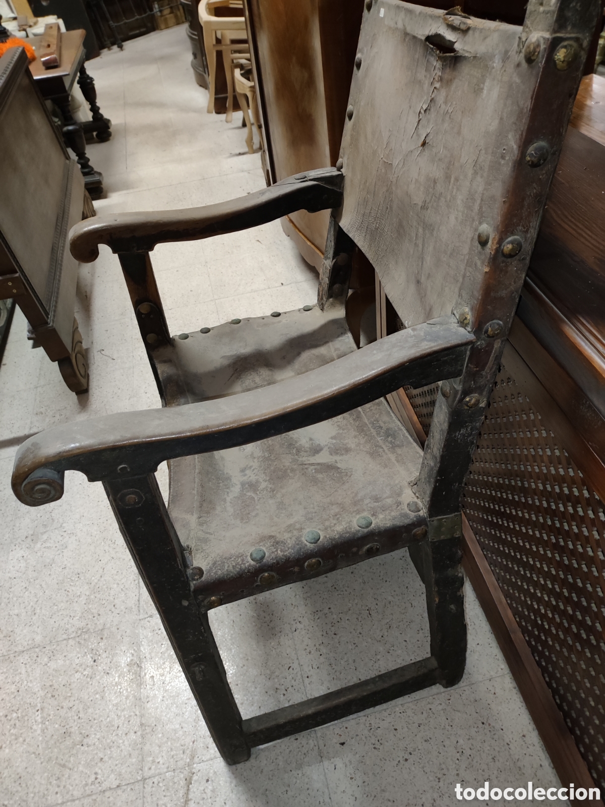 Antig&uuml;edades: Sill&oacute;n frailero - Foto 5