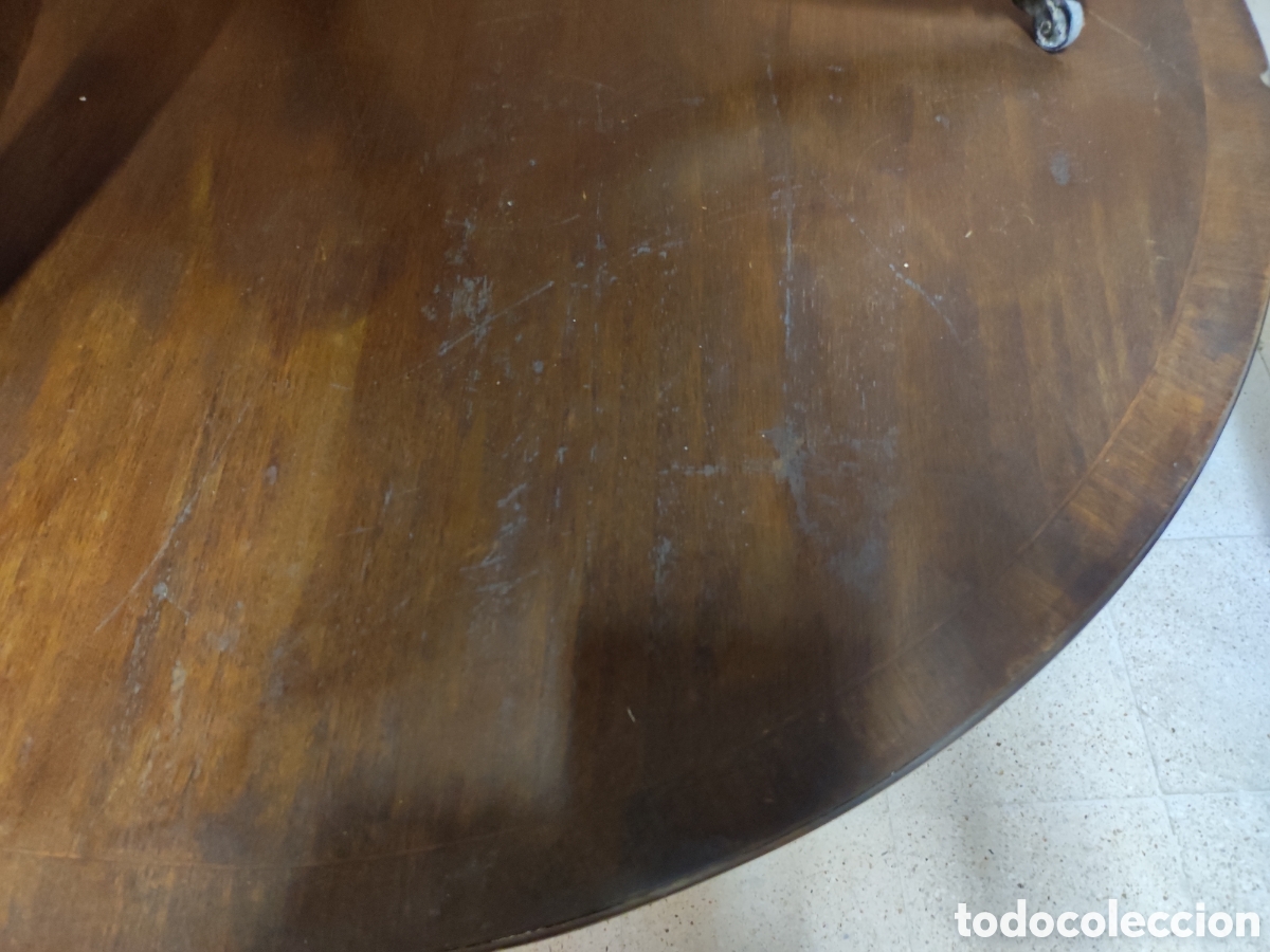 Antig&uuml;edades: Mesa tipo velador - Foto 4