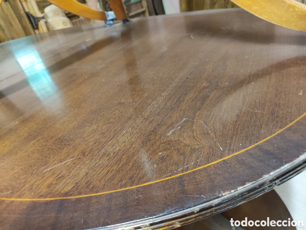 Antig&uuml;edades: Mesa tipo velador - Foto 3