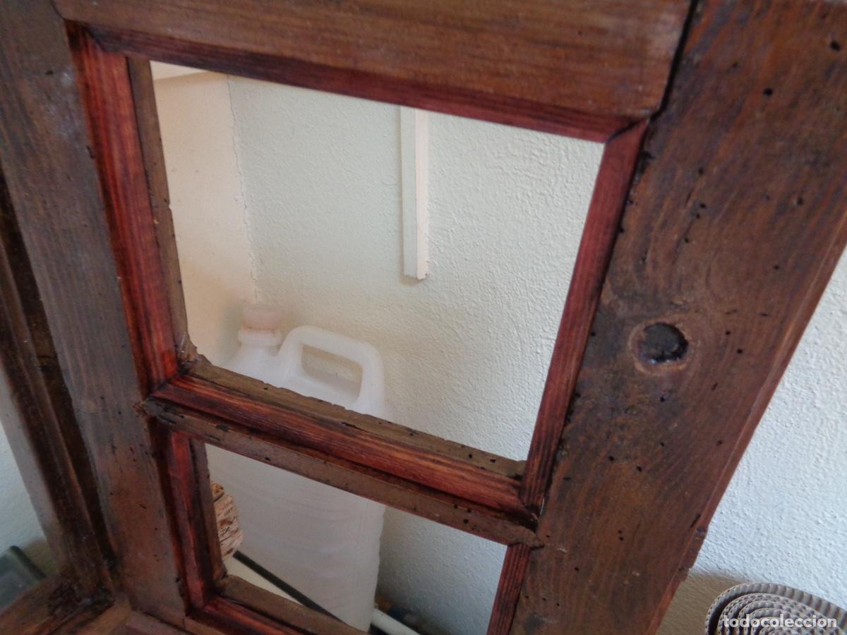 Antig&uuml;edades: ventana de madera siglo XIX - Foto 4