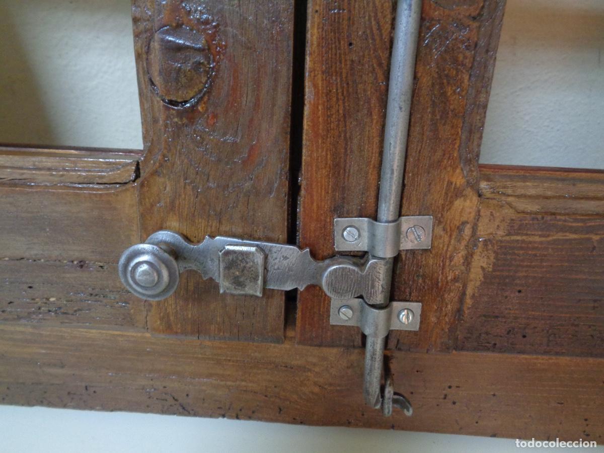 Antig&uuml;edades: ventana de madera siglo XIX - Foto 6