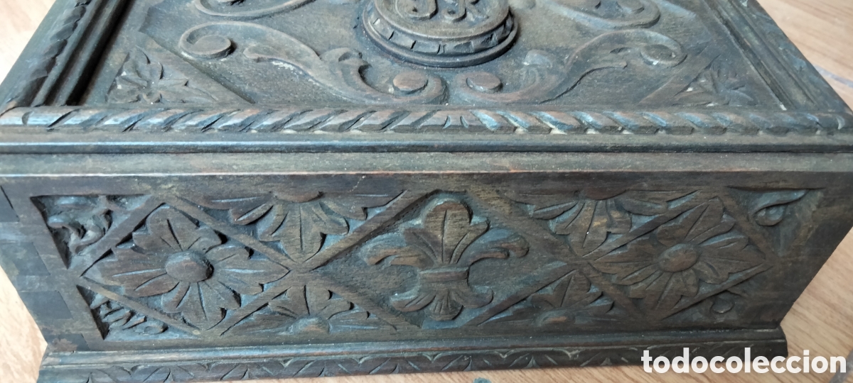 Antig&uuml;edades: ANTIGUA CAJA DE PUROS MADERA - Foto 2