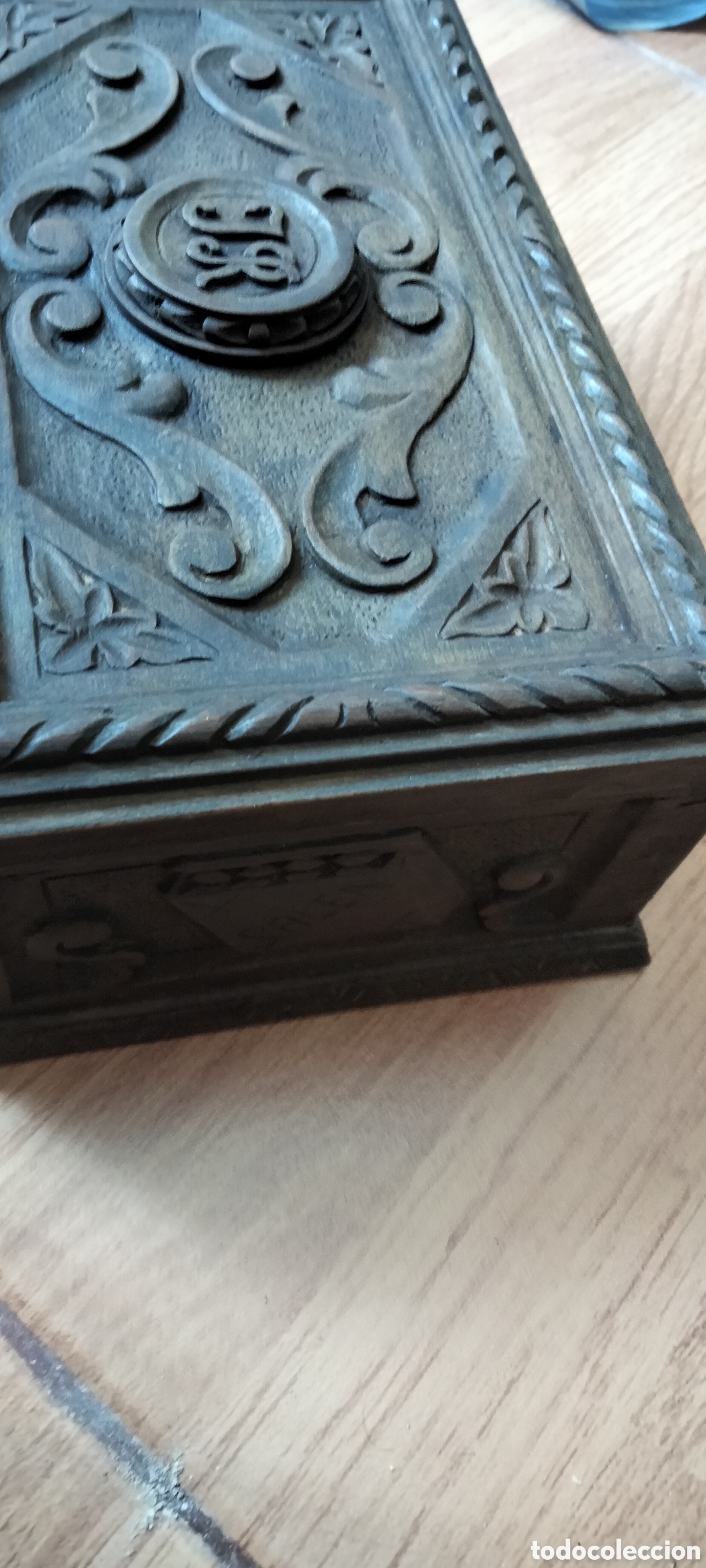 Antig&uuml;edades: ANTIGUA CAJA DE PUROS MADERA - Foto 3
