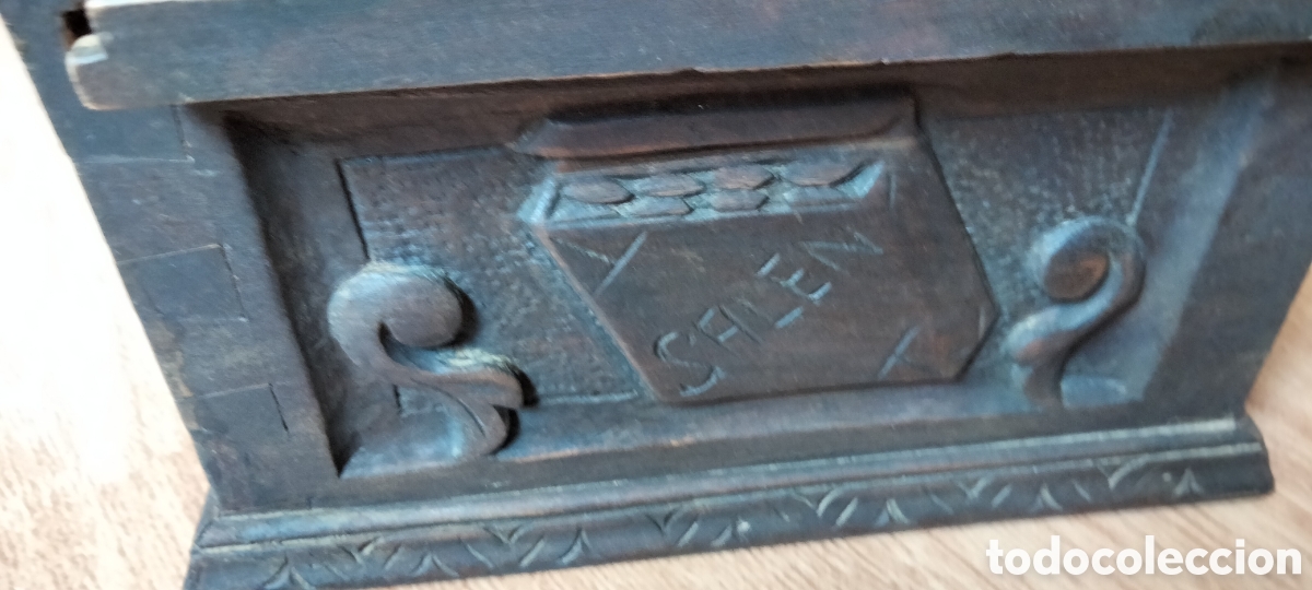 Antig&uuml;edades: ANTIGUA CAJA DE PUROS MADERA - Foto 5