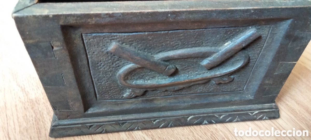 Antig&uuml;edades: ANTIGUA CAJA DE PUROS MADERA - Foto 6
