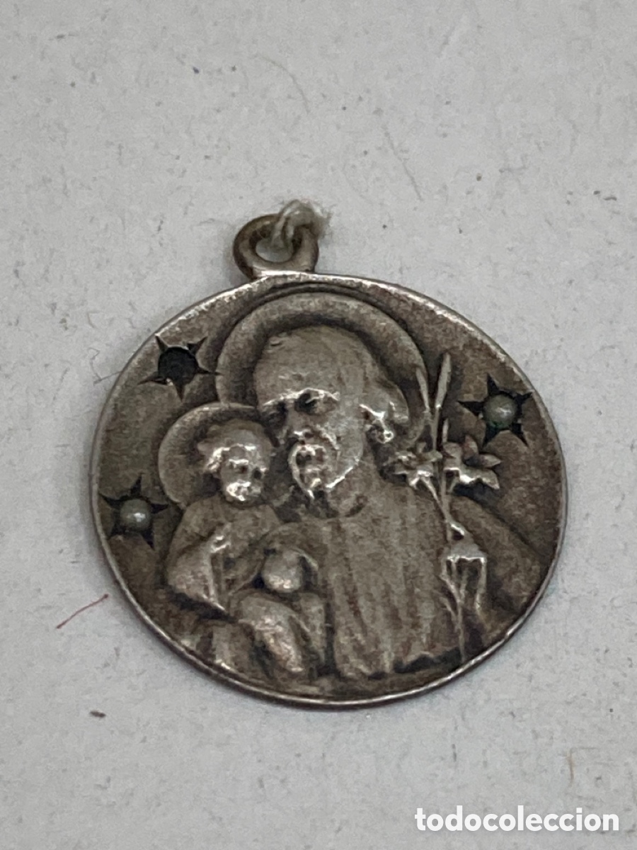 Antig&uuml;edades: Medalla de plata religiosa C52 - Foto 1