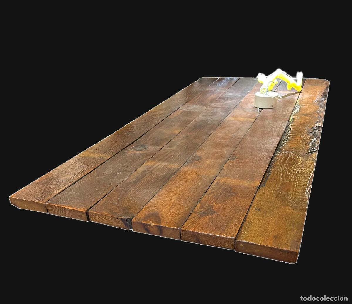Antig&uuml;edades: mesa en madera natural - Foto 2