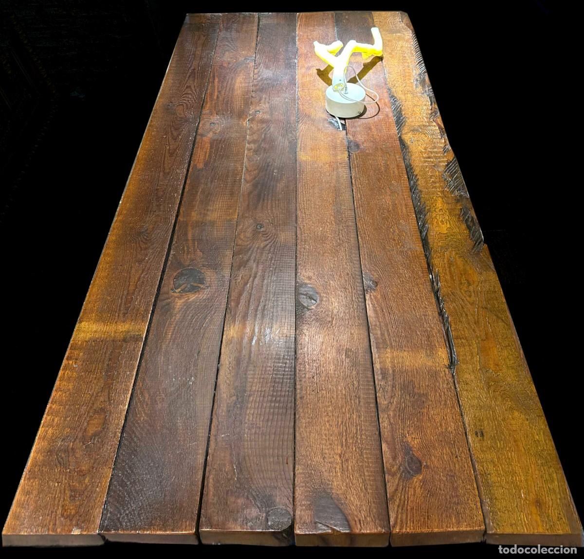 Antig&uuml;edades: mesa en madera natural - Foto 3