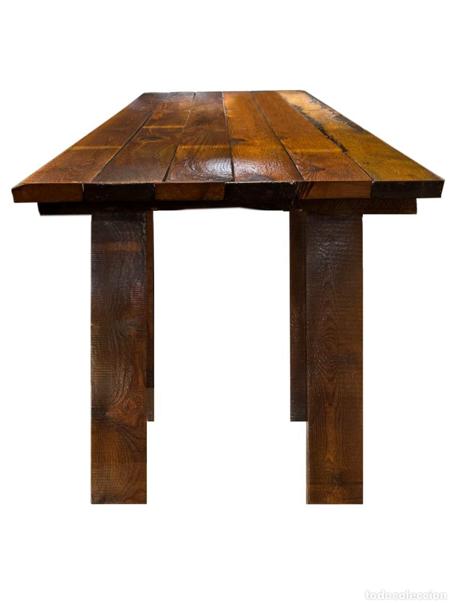 Antig&uuml;edades: mesa en madera natural - Foto 6