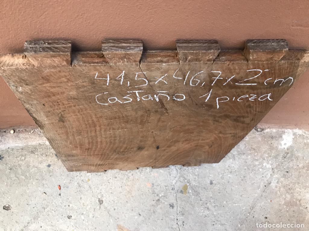 Antig&uuml;edades: Madera antigua de casta&ntilde;o, 1 pieza. - Foto 3