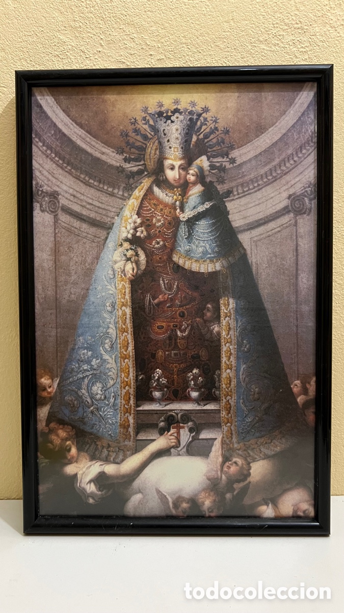Antig&uuml;edades: ANTIGUO CUADRO RELIGIOSO VIRGEN - Foto 2