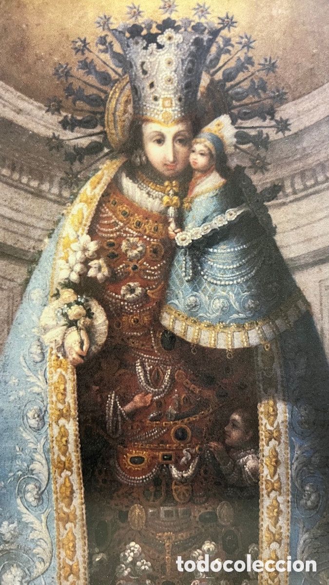Antig&uuml;edades: ANTIGUO CUADRO RELIGIOSO VIRGEN - Foto 3