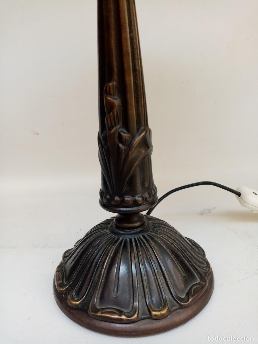 Antig&uuml;edades: lampara de mesa- - Foto 2