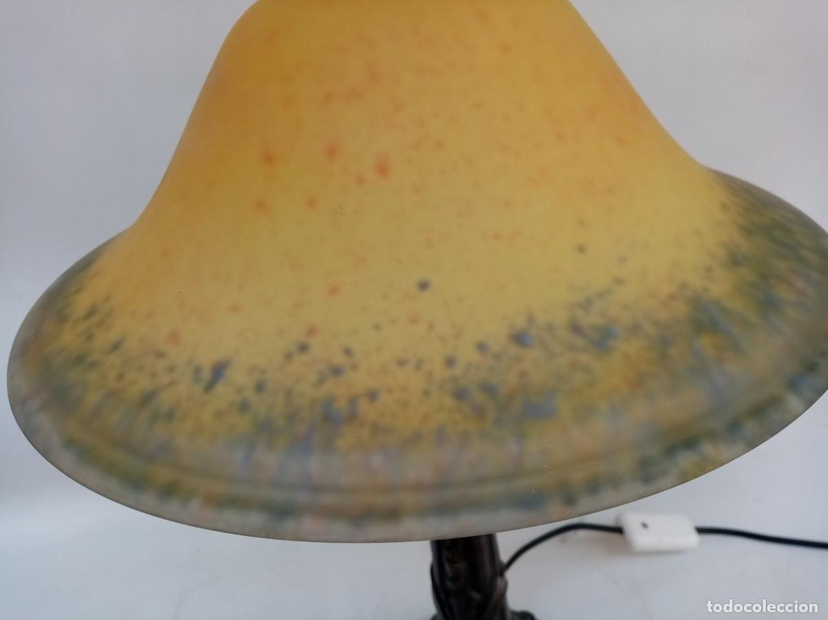 Antig&uuml;edades: lampara de mesa- - Foto 5