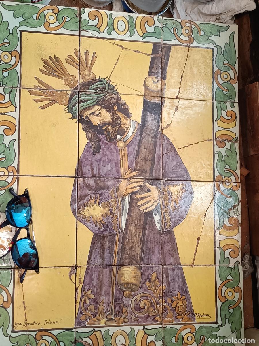 Antig&uuml;edades: Azulejo antiguo Jes&uacute;s del Gran Poder - Foto 1