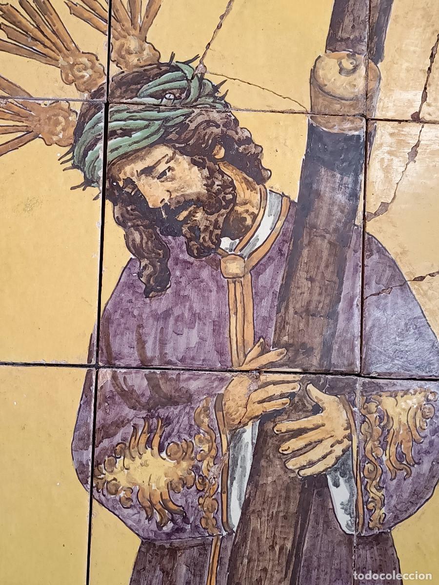 Antig&uuml;edades: Azulejo antiguo Jes&uacute;s del Gran Poder - Foto 3