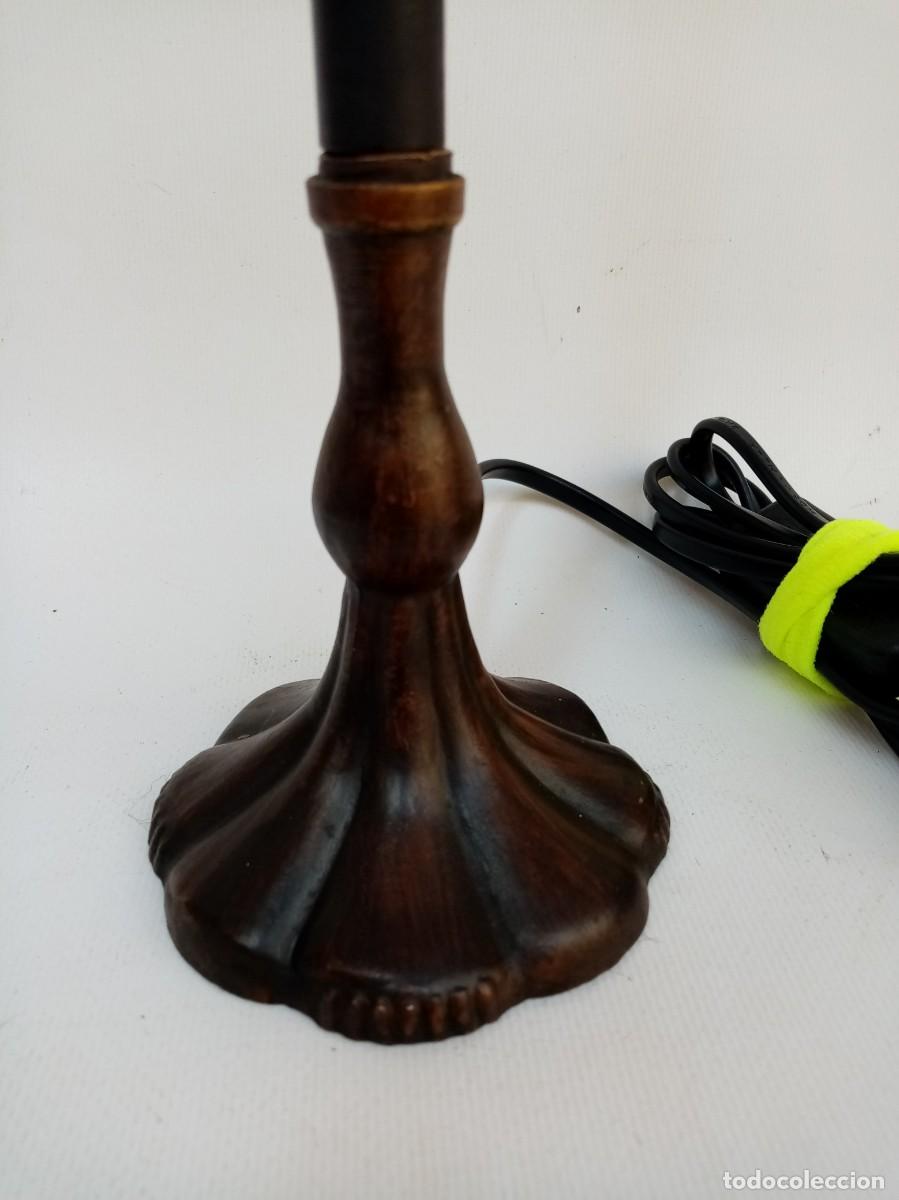 Antig&uuml;edades: lampara de mesa- - Foto 3