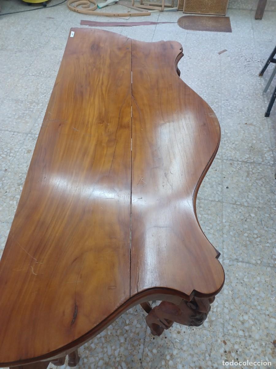 Antig&uuml;edades: Consola de cerezo - Foto 4