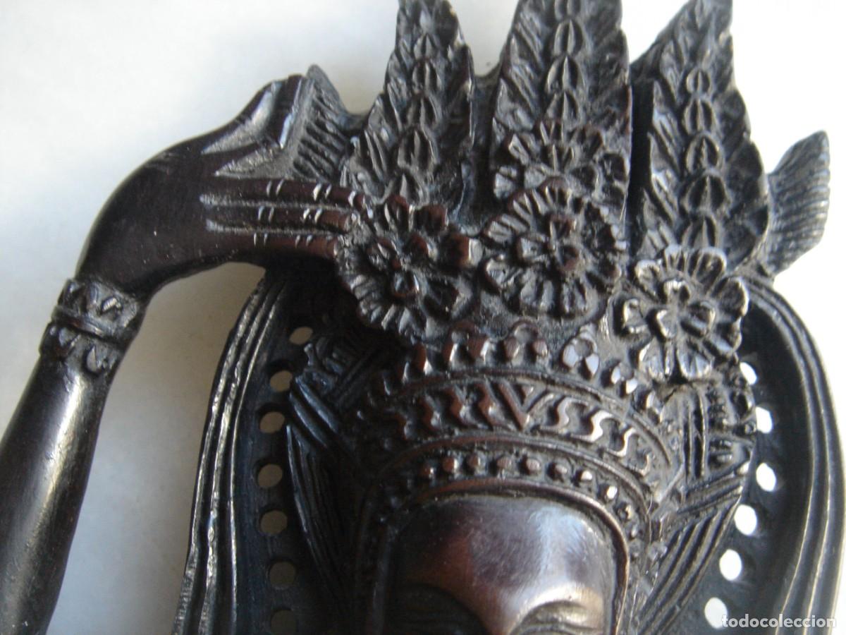 Antig&uuml;edades: figura de &eacute;bano diosa hind&uacute; - Foto 7