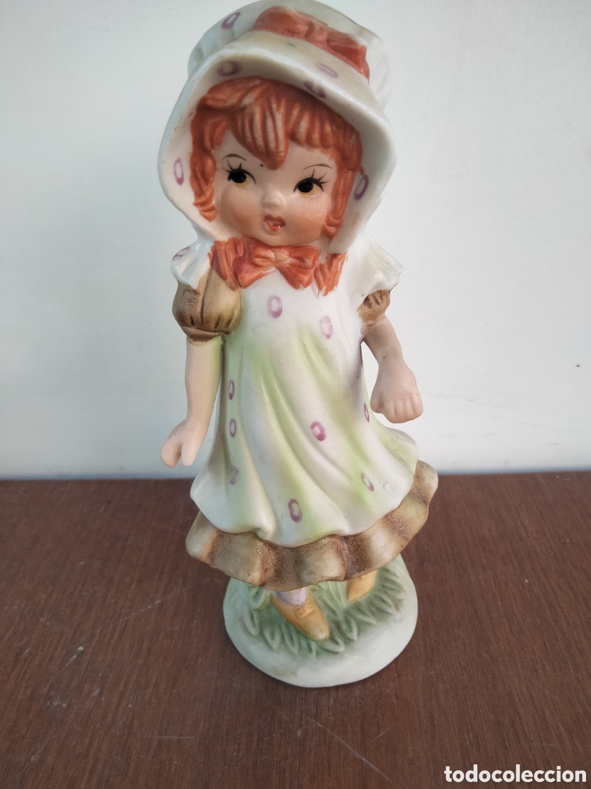 Antiquit&auml;ten: Figura vintage ni&ntilde;a estilo casa de la pradera Taiwan o Jap&oacute;n a&ntilde;os 80s
