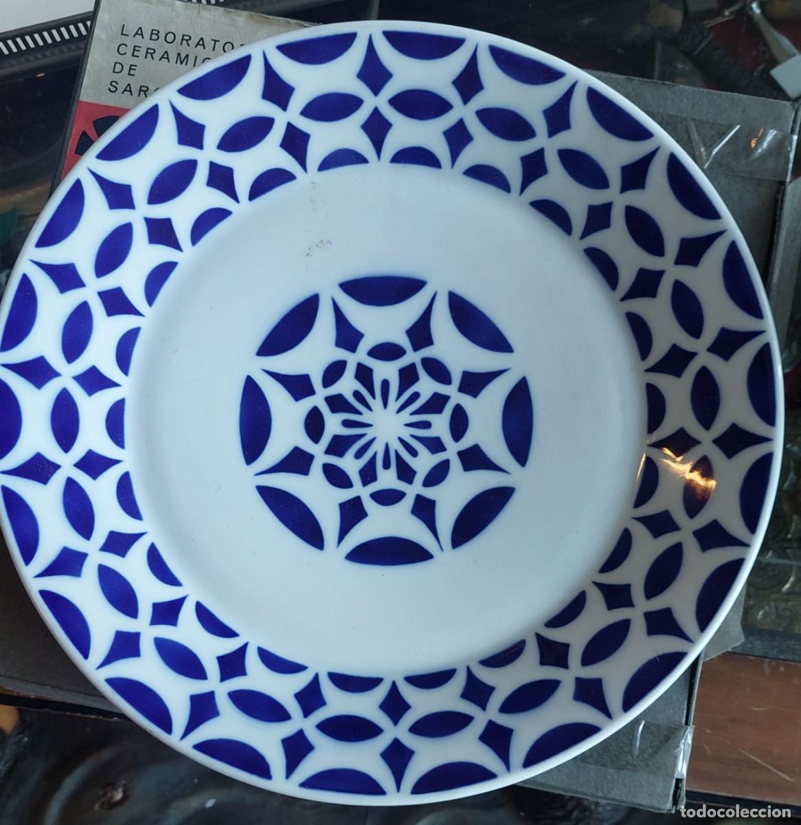 plato de porcelana de sargadelos en azul - Buy Porcelain and ceramics of  Sargadelos on todocoleccion