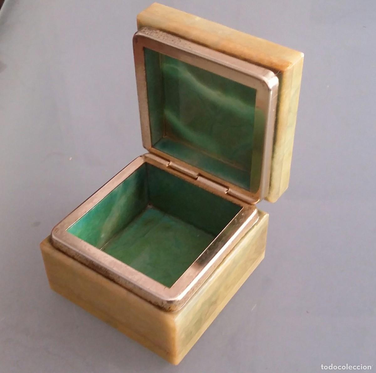 Antig&uuml;edades: CAJA DE ONIX VERDE, COFRE. - Foto 1