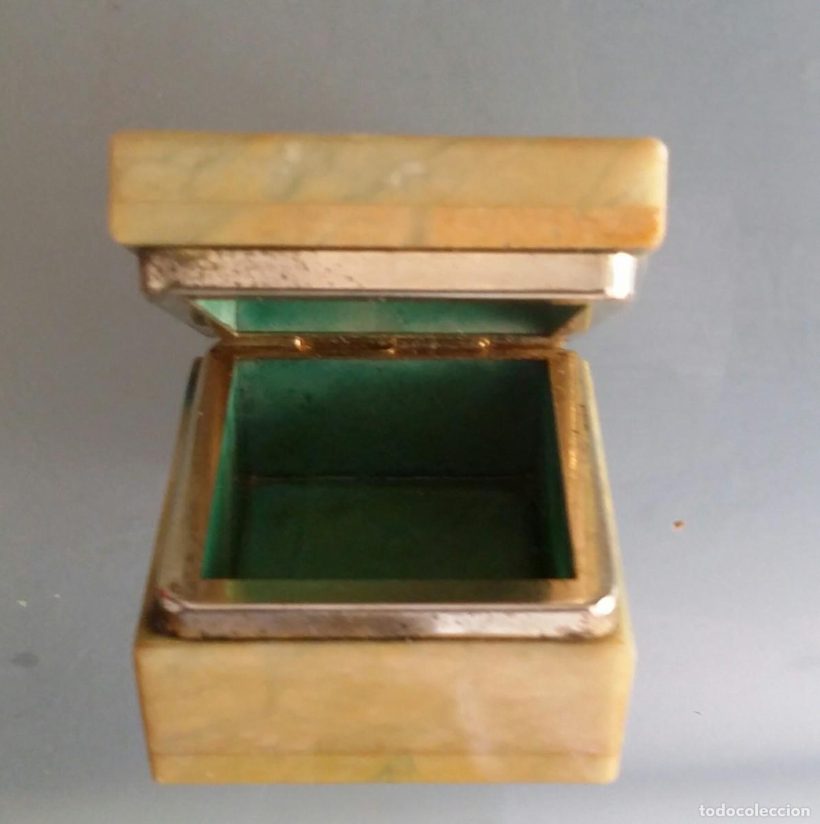 Antig&uuml;edades: CAJA DE ONIX VERDE, COFRE. - Foto 2