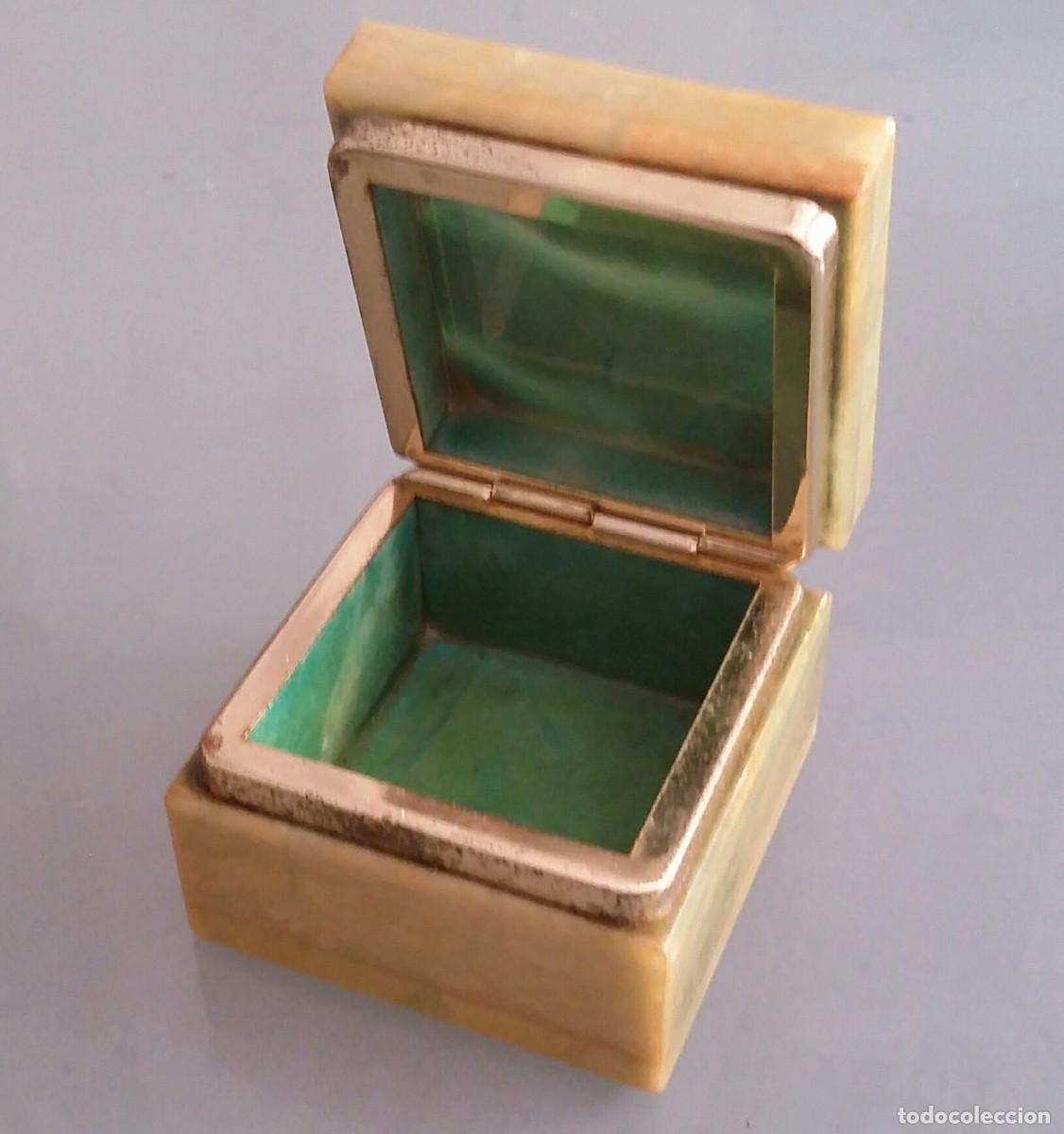 Antig&uuml;edades: CAJA DE ONIX VERDE, COFRE. - Foto 6