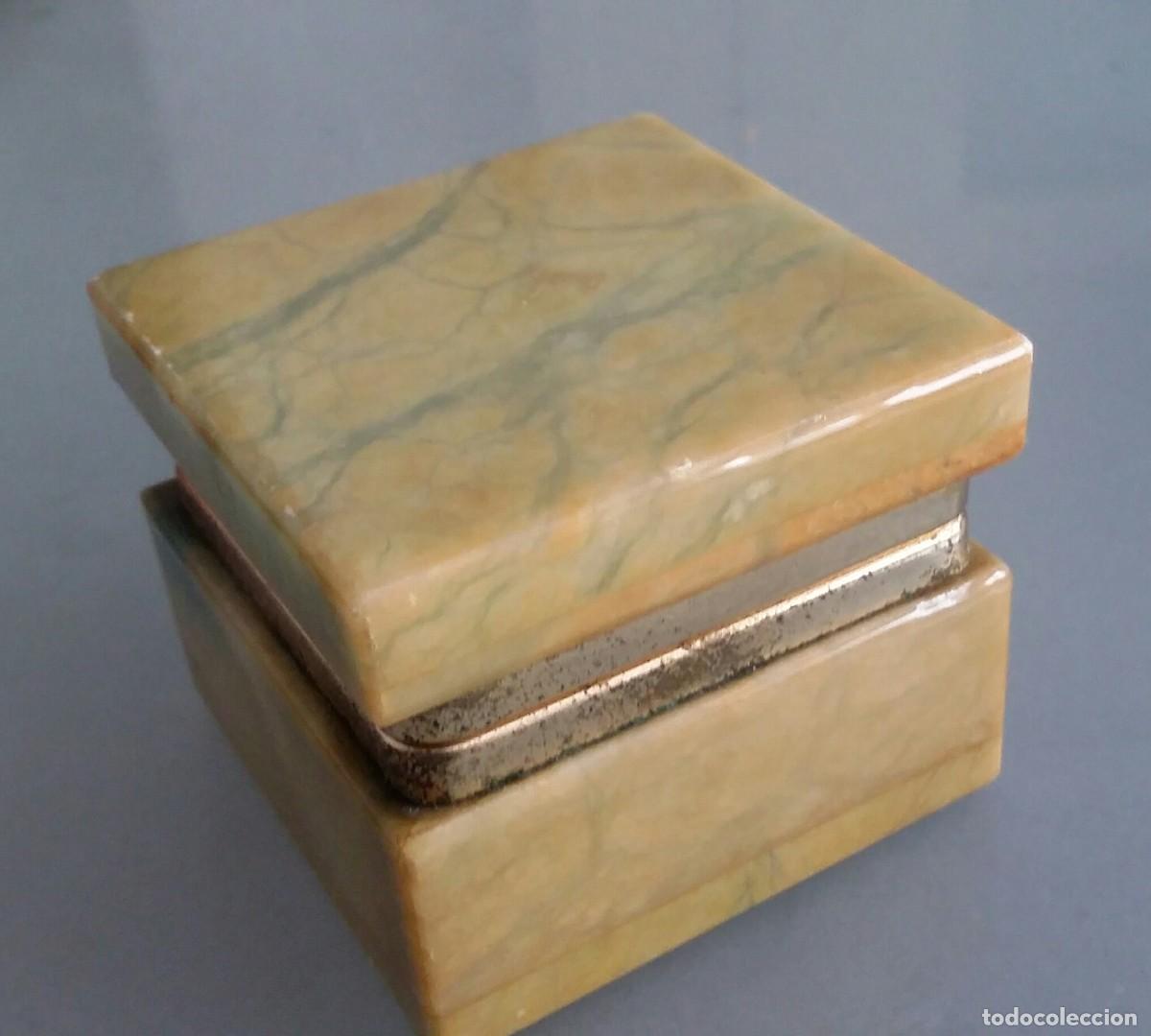 Antig&uuml;edades: CAJA DE ONIX VERDE, COFRE. - Foto 7