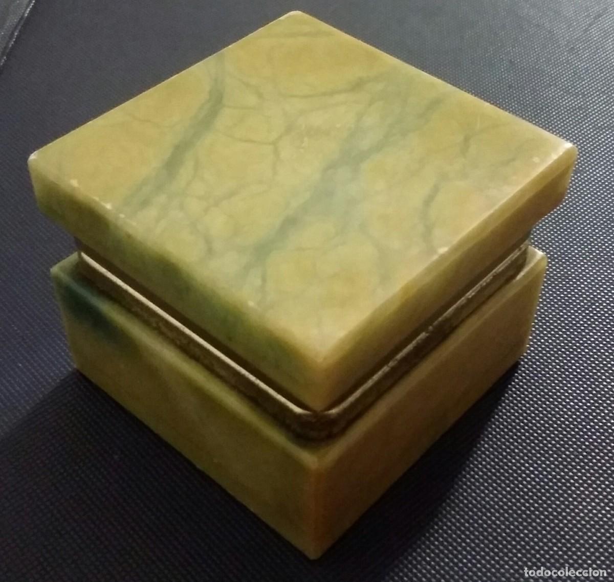 Antig&uuml;edades: CAJA DE ONIX VERDE, COFRE. - Foto 9
