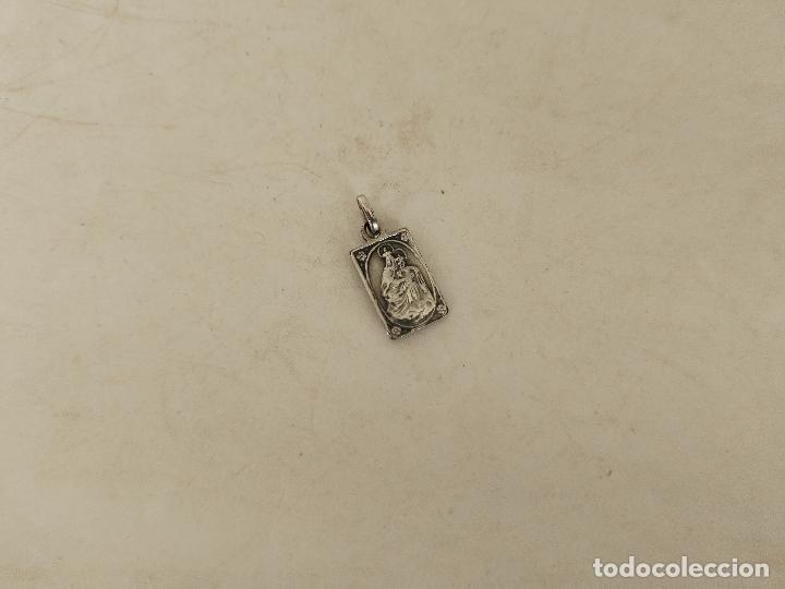 Antig&uuml;edades: medalla escapulario colgante plata - Foto 3