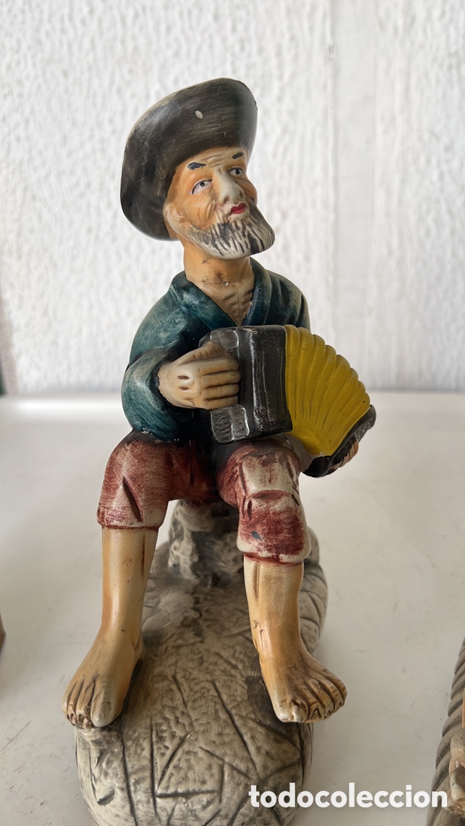 Antig&uuml;edades: TRIO ANCIANOS FIGURAS - Foto 3